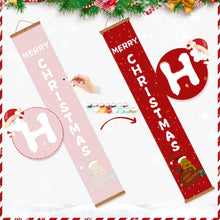 Load image into Gallery viewer, Paint by Numbers Front Door Hanging Banners - Let It Snow
