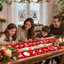 Load image into Gallery viewer, Paint by Numbers Front Door Hanging Banners - Let It Snow
