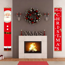 Load image into Gallery viewer, Paint by Numbers Front Door Hanging Banners - Classic Santa
