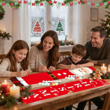 Load image into Gallery viewer, Paint by Numbers Front Door Hanging Banners - Classic Santa