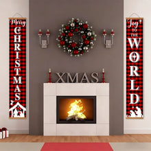 Load image into Gallery viewer, Paint by Numbers Front Door Hanging Banners - Christmas World