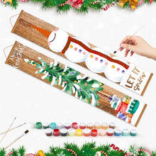 Load image into Gallery viewer, Paint by Numbers Front Door Hanging Banners - Vintage Christmas