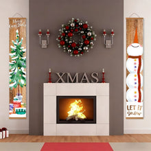 Load image into Gallery viewer, Paint by Numbers Front Door Hanging Banners - Vintage Christmas