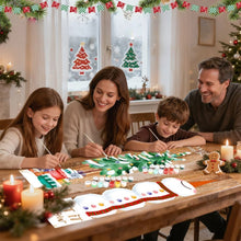 Load image into Gallery viewer, Paint by Numbers Front Door Hanging Banners - Vintage Christmas