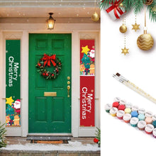 Load image into Gallery viewer, Paint by Numbers Front Door Hanging Banners - Holiday Treats Figured'Art