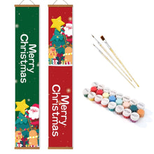 Load image into Gallery viewer, Paint by Numbers Front Door Hanging Banners - Holiday Treats