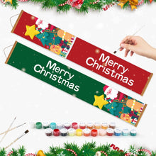 Load image into Gallery viewer, Paint by Numbers Front Door Hanging Banners - Holiday Treats