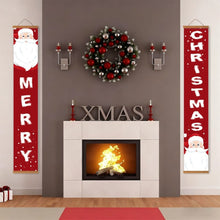 Load image into Gallery viewer, Paint by Numbers Front Door Hanging Banners - Jolly Santa