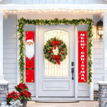 Load image into Gallery viewer, Paint by Numbers Front Door Hanging Banners - Merry Santa