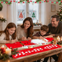 Load image into Gallery viewer, Paint by Numbers Front Door Hanging Banners - Merry Santa