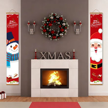 Load image into Gallery viewer, Paint by Numbers Front Door Hanging Banners - Cozy Snowman