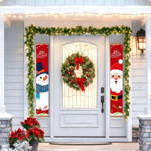 Load image into Gallery viewer, Paint by Numbers Front Door Hanging Banners - Cozy Snowman