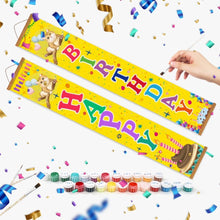 Load image into Gallery viewer, Paint by Numbers Front Door Hanging Banners - Happy Flags