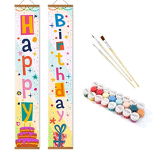 Load image into Gallery viewer, Paint by Numbers Front Door Hanging Banners - Festive Flags