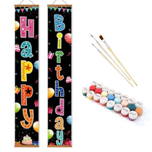 Load image into Gallery viewer, Paint by Numbers Front Door Hanging Banners - Joyful Festoon