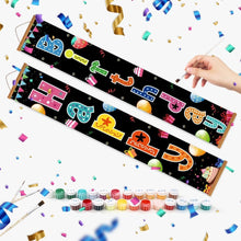 Load image into Gallery viewer, Paint by Numbers Front Door Hanging Banners - Joyful Festoon