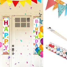 Load image into Gallery viewer, Paint by Numbers Front Door Hanging Banners - Festive Streamers Figured'Art