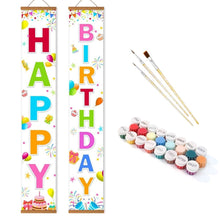 Load image into Gallery viewer, Paint by Numbers Front Door Hanging Banners - Festive Streamers
