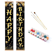 Load image into Gallery viewer, Paint by Numbers Front Door Hanging Banners - Party Flags