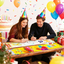 Load image into Gallery viewer, Paint by Numbers Front Door Hanging Banners - Balloon Festoon