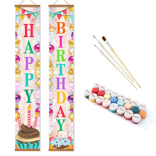Load image into Gallery viewer, Paint by Numbers Front Door Hanging Banners - Party Decorations