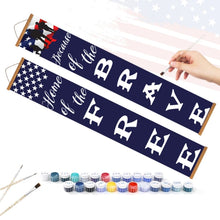 Load image into Gallery viewer, Paint by Numbers Front Door Hanging Banners - Freedom Flags