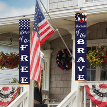 Load image into Gallery viewer, Paint by Numbers Front Door Hanging Banners - Freedom Flags