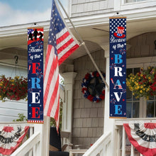Load image into Gallery viewer, Paint by Numbers Front Door Hanging Banners - American Bunting