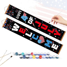 Load image into Gallery viewer, Paint by Numbers Front Door Hanging Banners - Independence Streamers