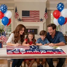 Load image into Gallery viewer, Paint by Numbers Front Door Hanging Banners - USA Party Flags