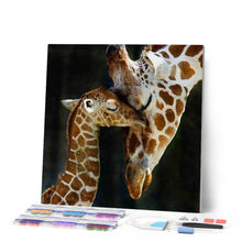 Load image into Gallery viewer, Diamond Painting | Diamond Painting - The Giraffe Family | animals Diamond Painting Animals giraffes | FiguredArt