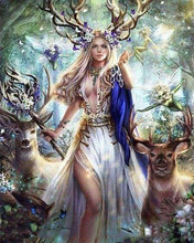 Load image into Gallery viewer, Diamond Painting | Diamond Painting - Queen of Reindeer | animals deer Diamond Painting Animals | FiguredArt