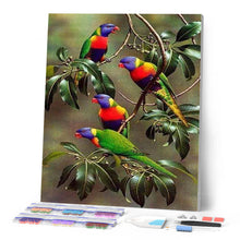 Load image into Gallery viewer, Diamond Painting | Diamond Painting - Blue-headed Parrots on Branch | animals birds Diamond Painting Animals parrots | FiguredArt