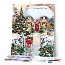 Load image into Gallery viewer, Diamond Painting | Diamond Painting - Winter House | Diamond Painting Landscapes landscapes winter | FiguredArt