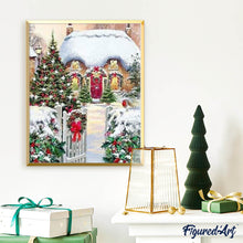 Load image into Gallery viewer, Diamond Painting | Diamond Painting - Winter House | Diamond Painting Landscapes landscapes winter | FiguredArt