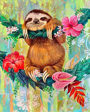 Load image into Gallery viewer, Diamond Painting - Lazy on a flowery Branch