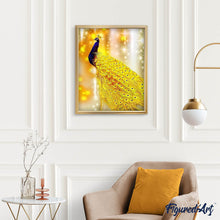 Load image into Gallery viewer, Diamond Painting | Diamond Painting - Shimmering Peacock | animals Diamond Painting Animals peacocks | FiguredArt