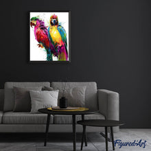 Load image into Gallery viewer, Diamond Painting | Diamond Painting - Parrots in painting | animals birds Diamond Painting Animals parrots | FiguredArt