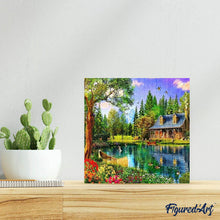 Load image into Gallery viewer, Diamond Painting | Diamond Painting - The Lake House | Diamond Painting Landscapes landscapes | FiguredArt