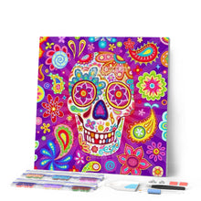 Load image into Gallery viewer, Diamond Painting | Diamond Painting - Psychedelic Skull | Diamond Painting Other other | FiguredArt