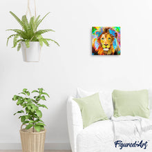 Load image into Gallery viewer, Diamond Painting | Diamond Painting - Lion Multicolor | animals Diamond Painting Animals lions | FiguredArt
