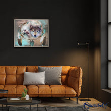 Load image into Gallery viewer, Diamond Painting | Diamond Painting - Wolves and Feathers | animals Diamond Painting Animals rabbits wolves | FiguredArt