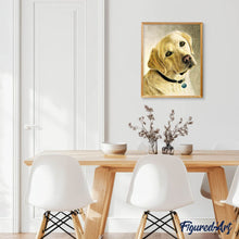 Load image into Gallery viewer, Diamond Painting - Portrait of a labrador