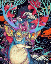 Load image into Gallery viewer, Diamond Painting | Diamond Painting - Reindeer modern Multicolor | animals deer Diamond Painting Animals | FiguredArt