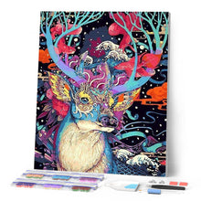 Load image into Gallery viewer, Diamond Painting | Diamond Painting - Reindeer modern Multicolor | animals deer Diamond Painting Animals | FiguredArt