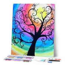 Load image into Gallery viewer, Diamond Painting - Tree and Colour Gradients