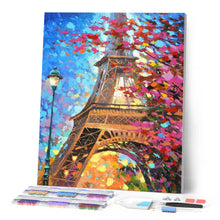 Load image into Gallery viewer, Diamond Painting - Romantic Eiffel Tower