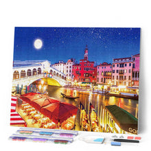 Load image into Gallery viewer, Diamond Painting - River crossing the city center