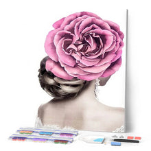 Load image into Gallery viewer, Diamond Painting - Flower Bun