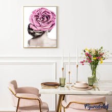 Load image into Gallery viewer, Diamond Painting - Flower Bun